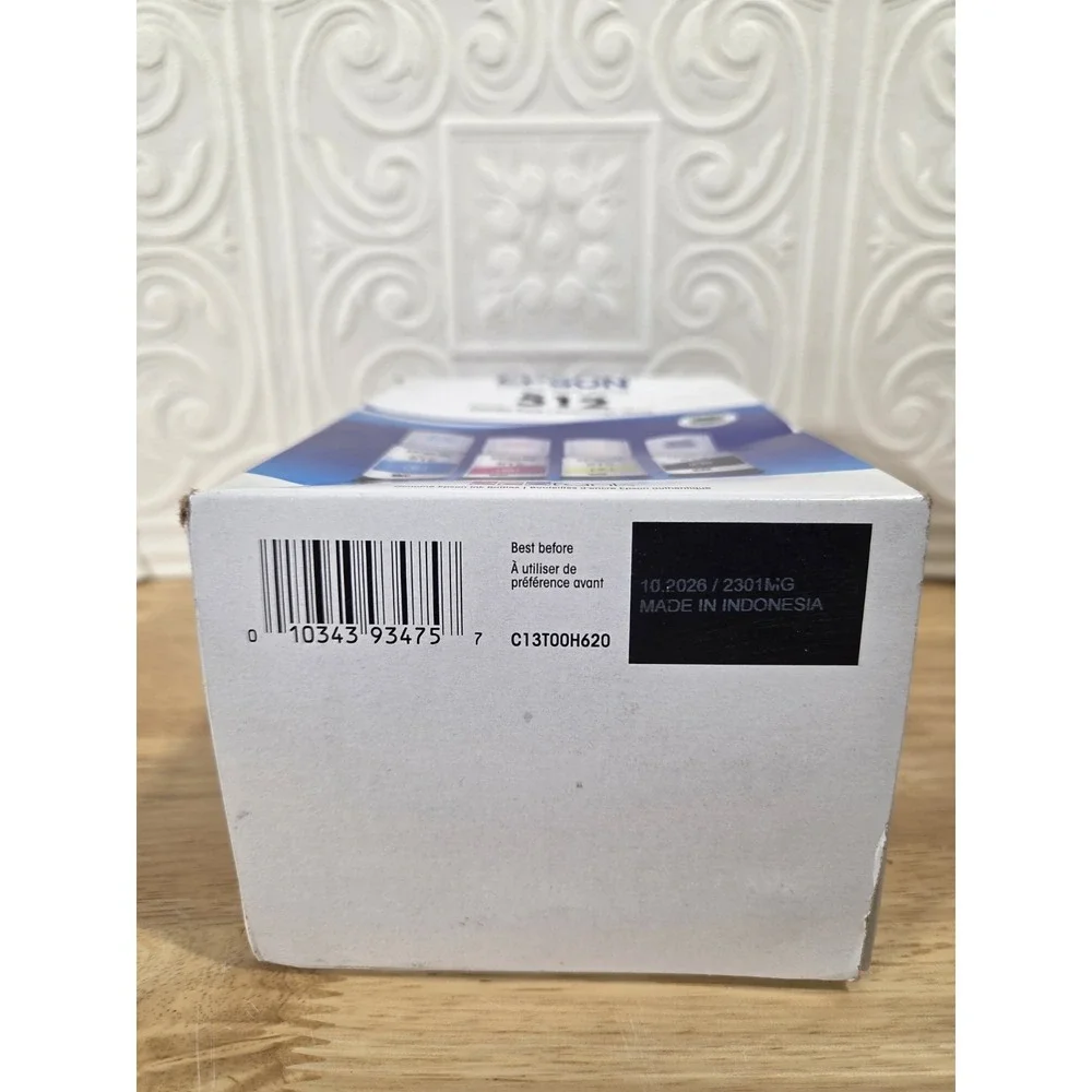 Epson 512 Ink Bottle 4-Pack for ET-7700 ET-7750 Genuine New Sealed Exp 10/2026